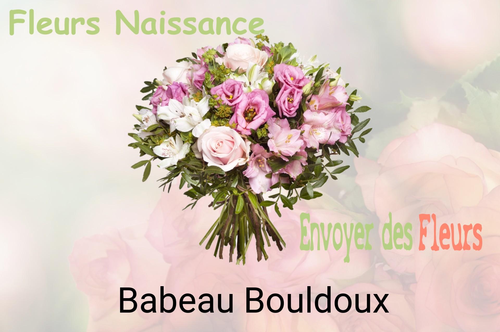 Bouquet de fleurs de naissance livré à Babeau-Bouldoux